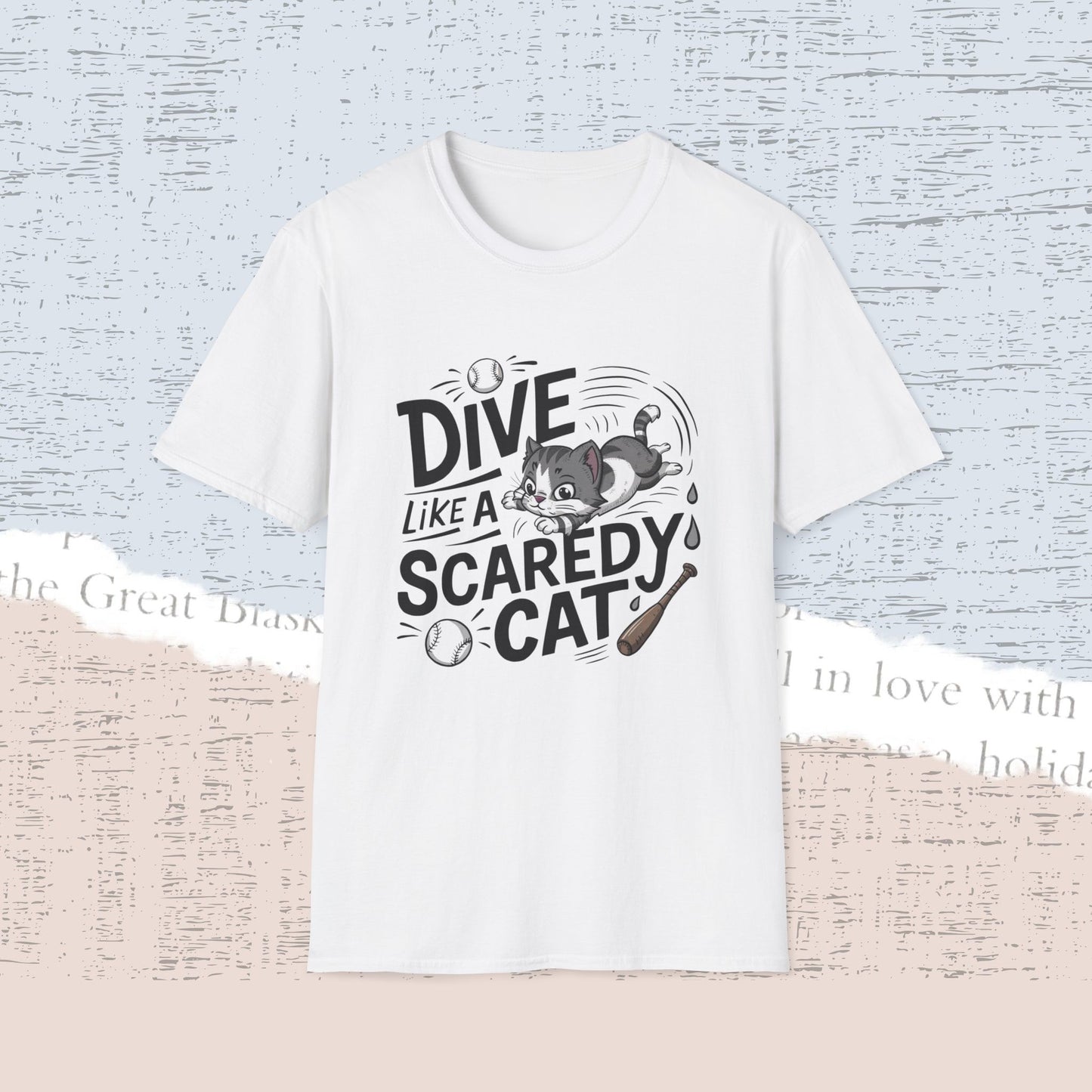 Dive Like Scaredy Cotton Men Tee