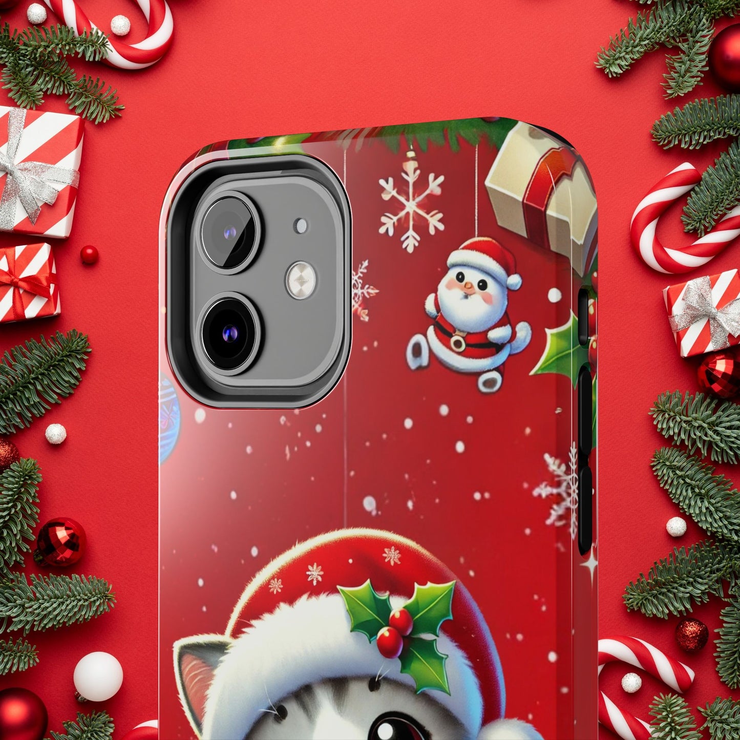 Purrfect Wishes Wireless Charging Support Tough Case