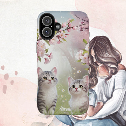 Lavender Lullaby Wireless Charging Support Tough Case