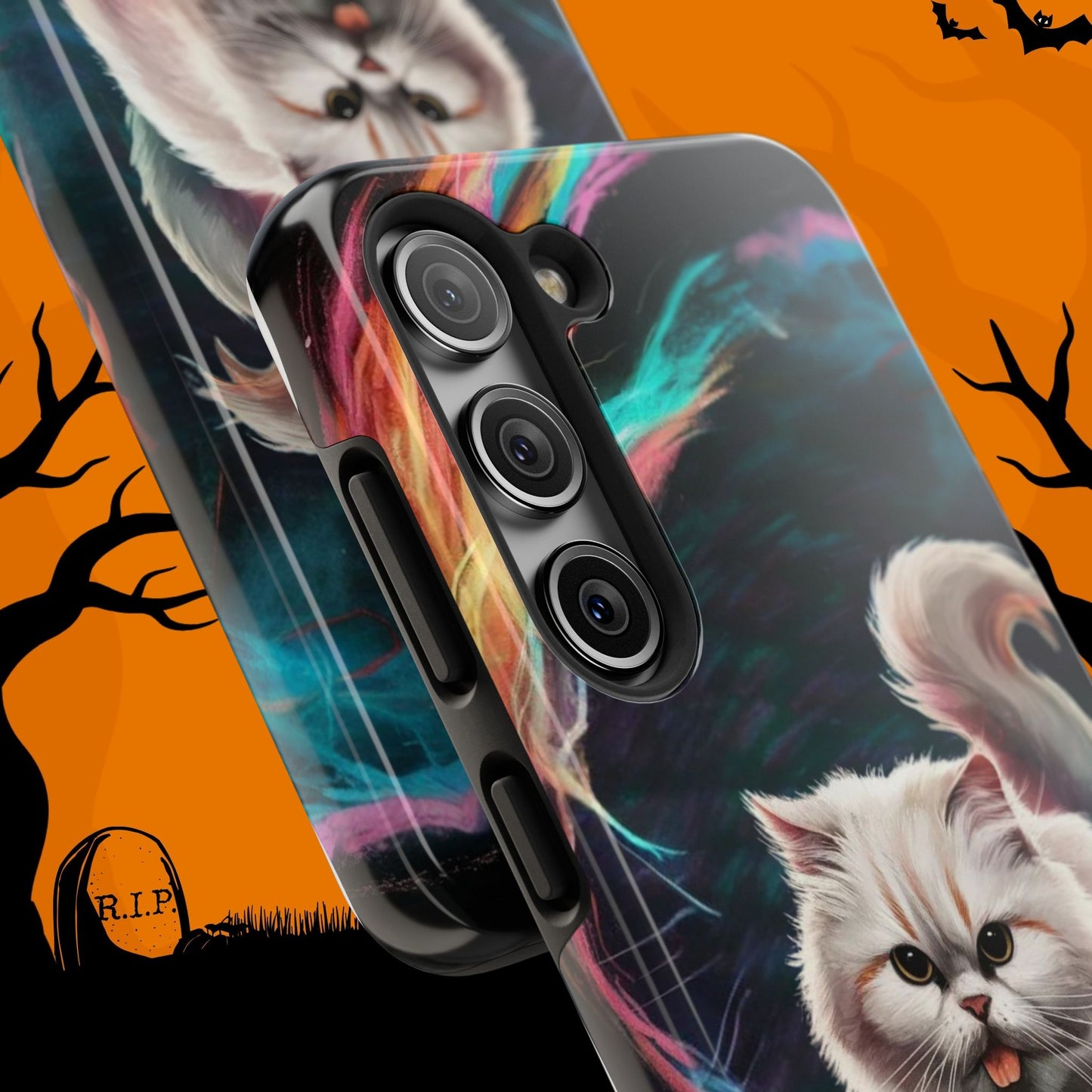 Meowble Dribble Wireless Charging Support Tough Case.