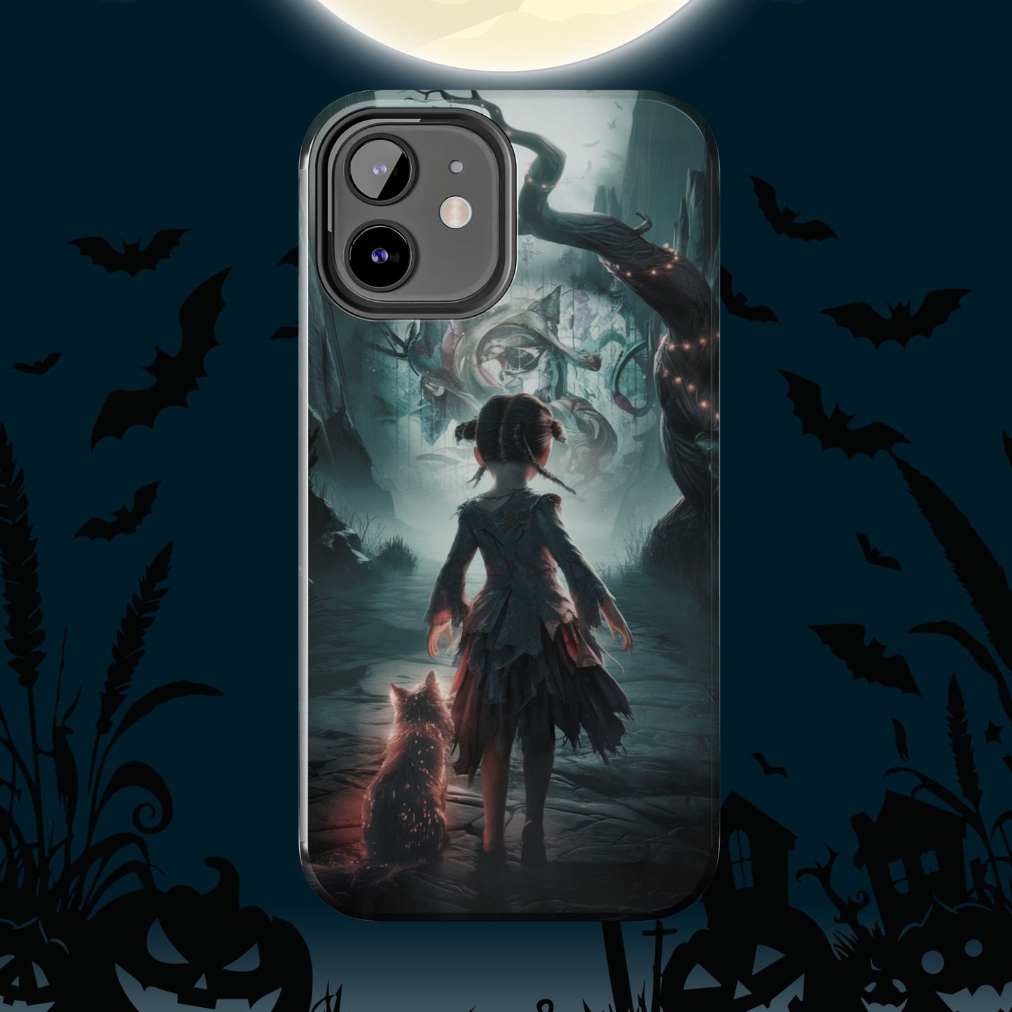 Feline Festivities Wireless Charging Support Tough Case.