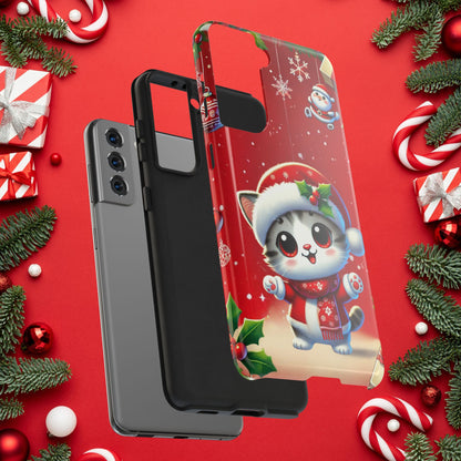 Purrfect Wishes Wireless Charging Support Tough Case