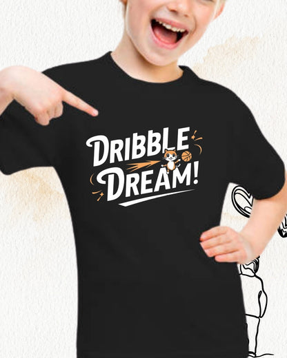 Dribble Dream Kids Cotton T-Shirt