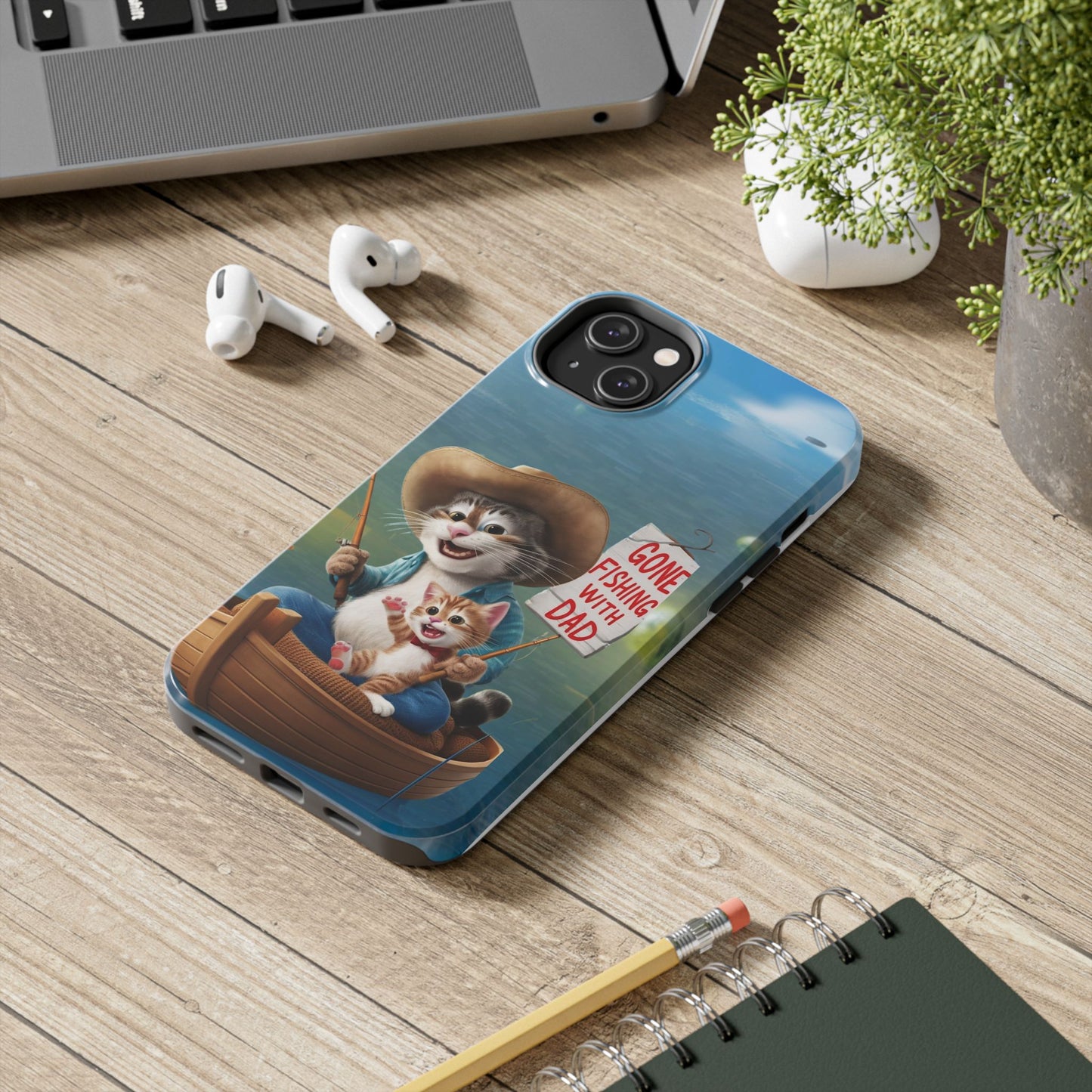 Dadcat Defender Wireless Charging Support Tough Case
