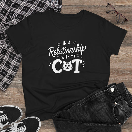 In Relationships With Cat Women Graphic Tees