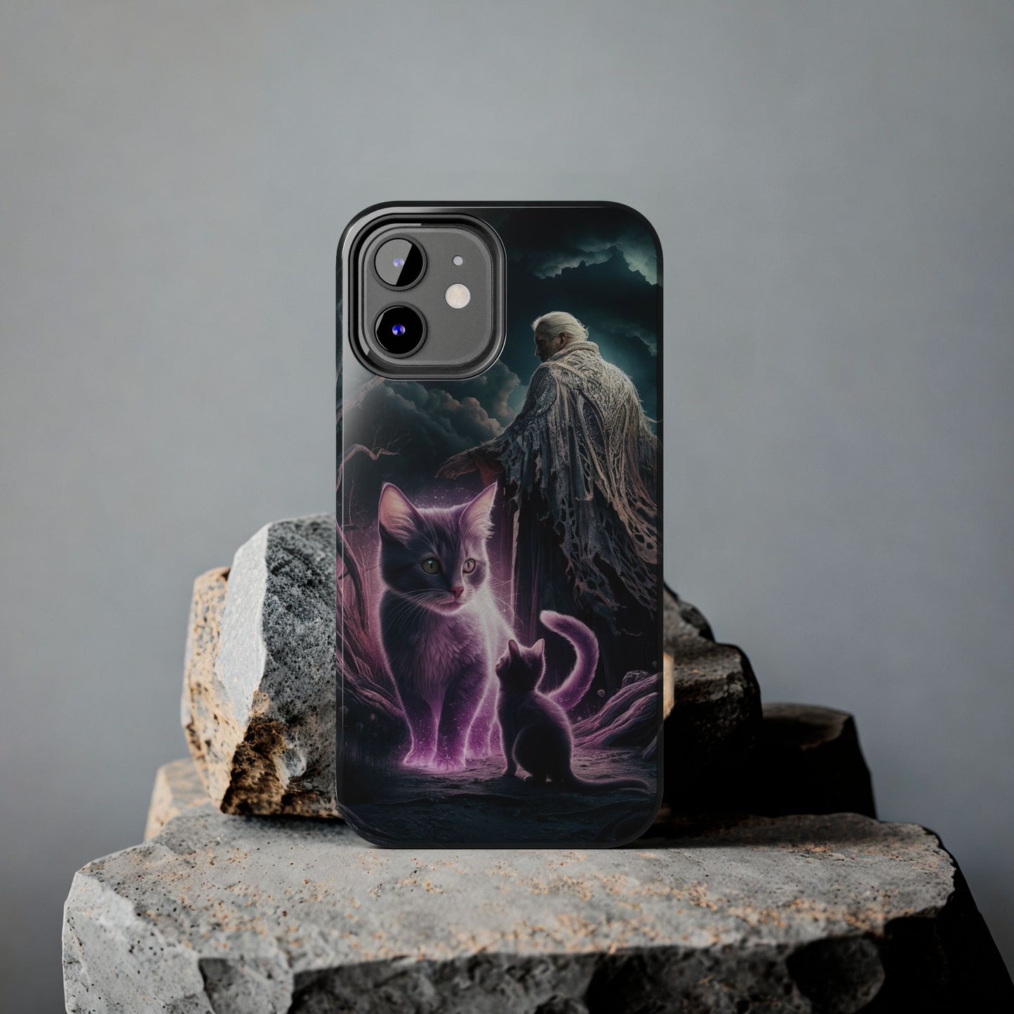 Meowmoirs Wireless Charging Support Tough Case