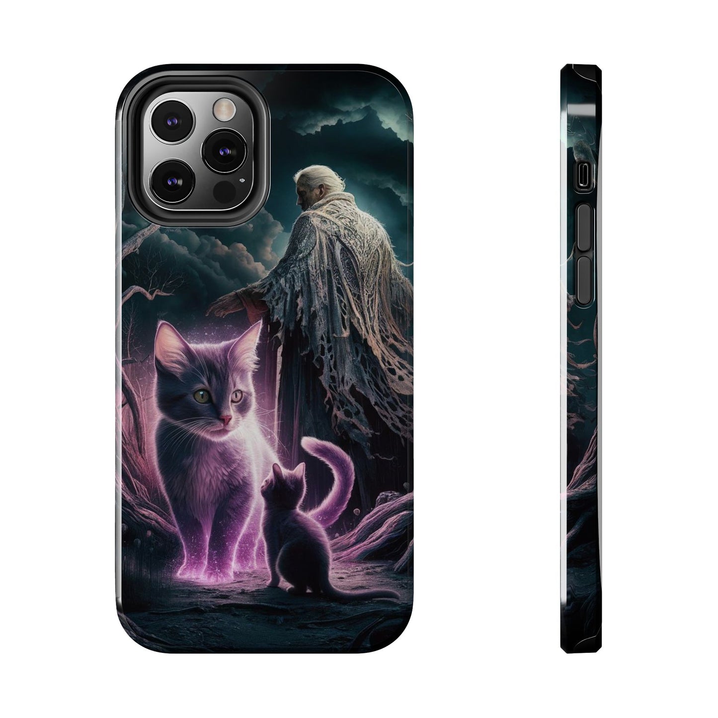 Meowmoirs Wireless Charging Support Tough Case