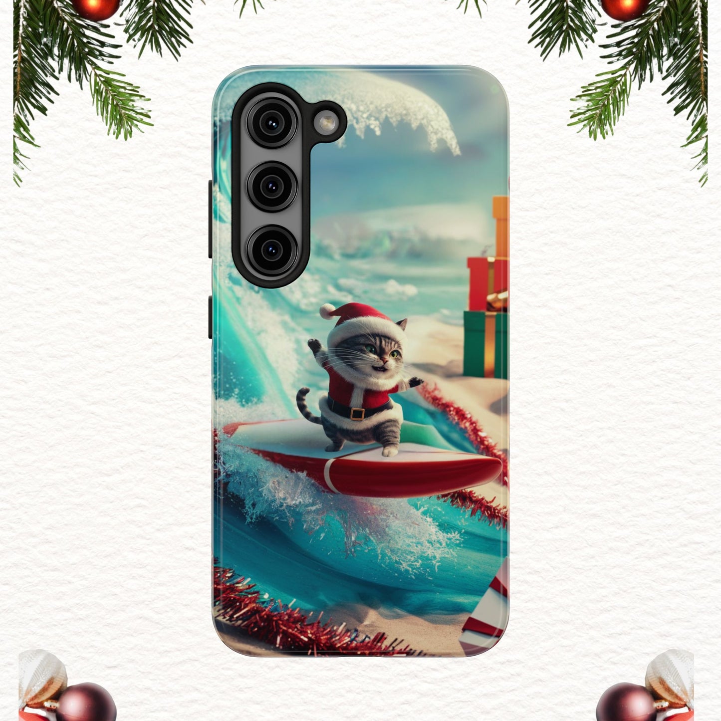 Meow Magic Wireless Charging Support Tough Case.