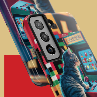 Meowstalgia Wireless Charging Support Tough Case.