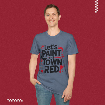 Let Paint Town Red Idiom Cotton T-Shirt