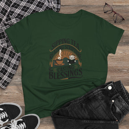 Brewed Brilliance Women Cotton Tshirt