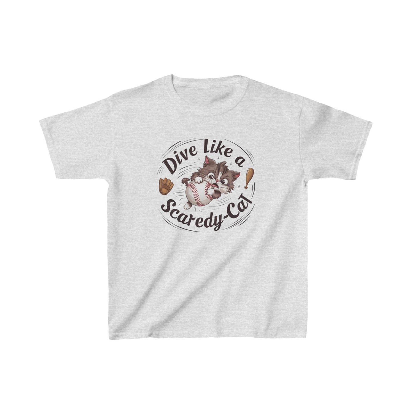 Dive Like Scaredy kid Cotton T-Shirt