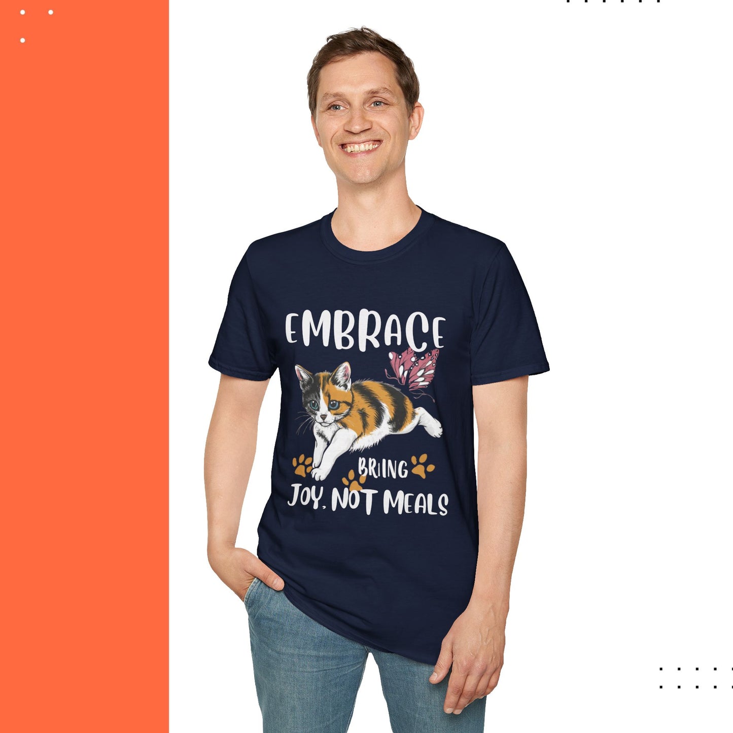 Embark Bring Joy Not Food Cotton Men Tshirt