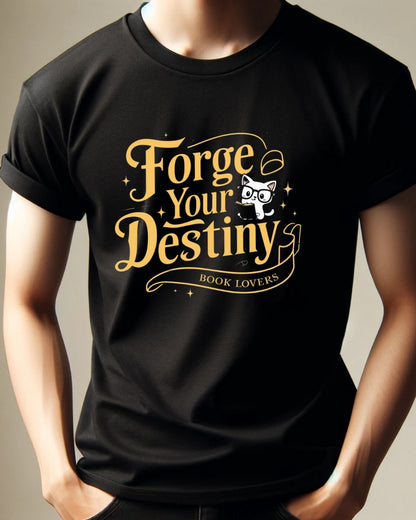 Book Lovers Forge Your Destiny Cotton Tshirt