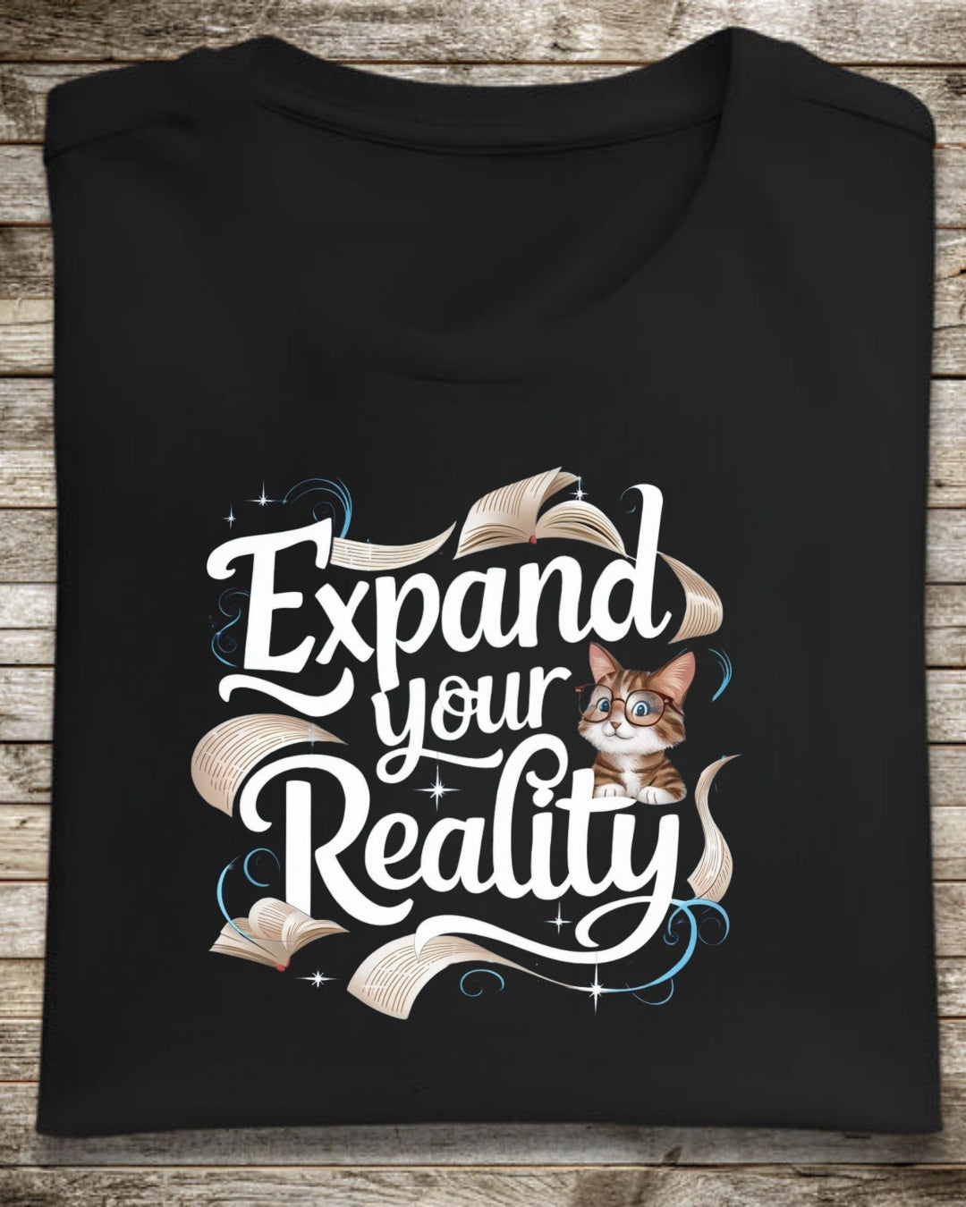 Book Lovers Expand The Reality Cotton T-Shirt