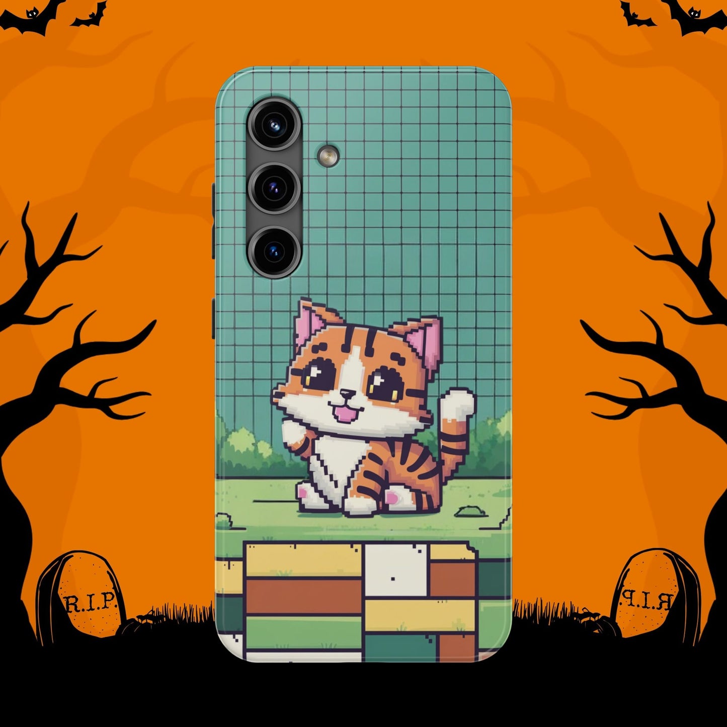 Meowmarabilia Wireless Charging Support Tough Case.