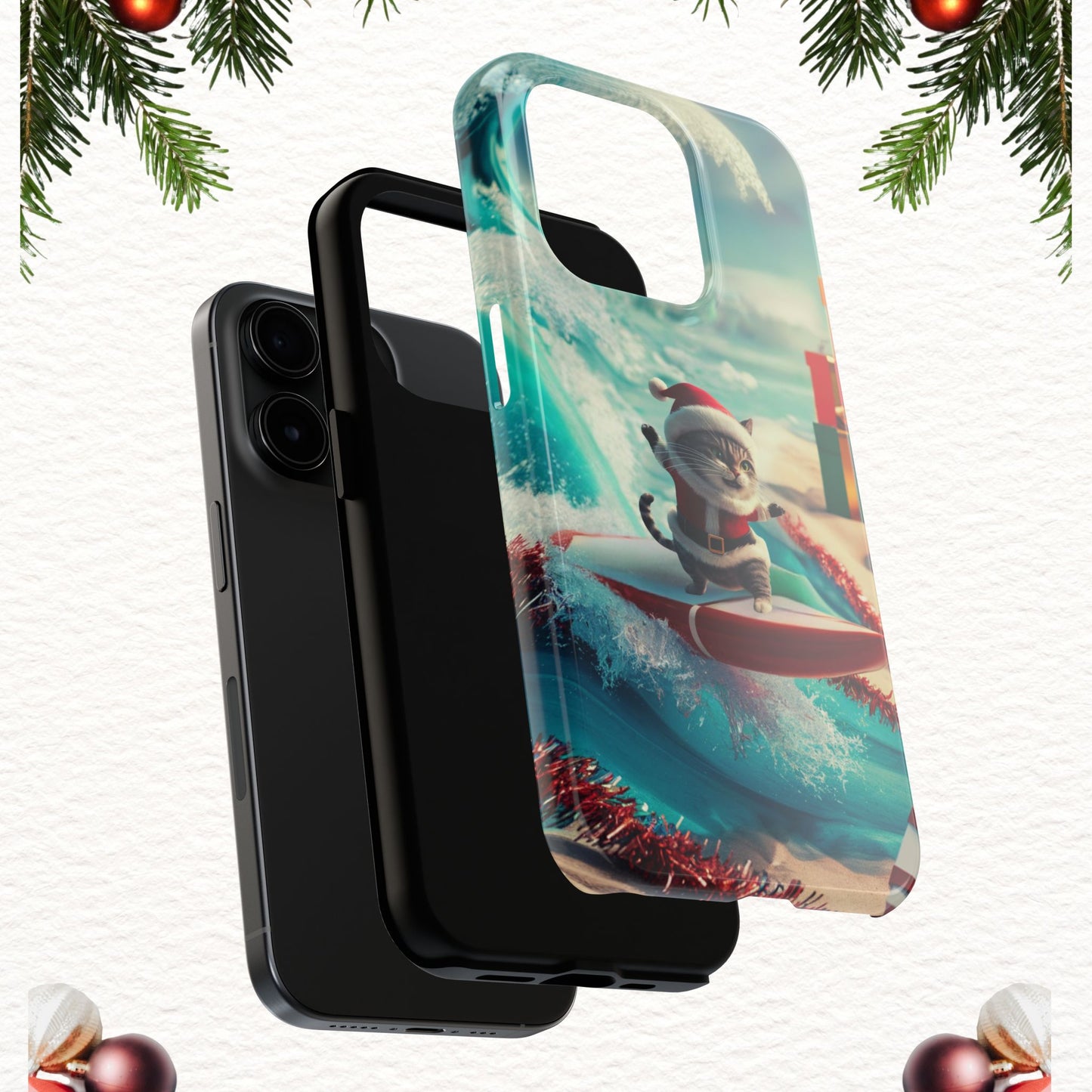 Meow Magic Wireless Charging Support Tough Case.