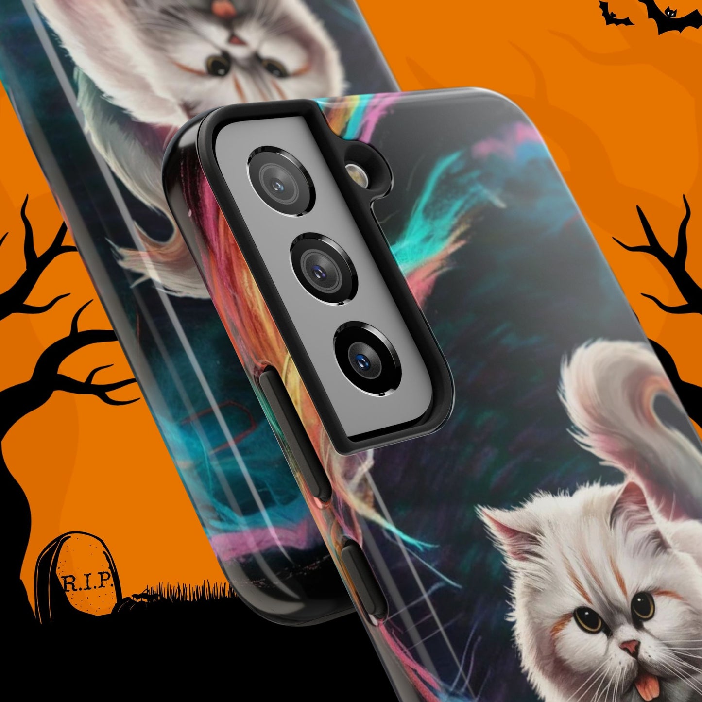 Meowble Dribble Wireless Charging Support Tough Case.