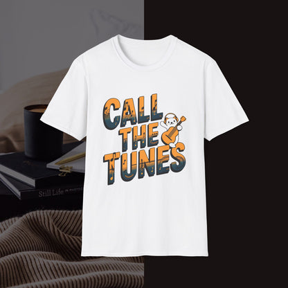 Call The Tunes Music Idiom Unisex Softstyle T-Shirts