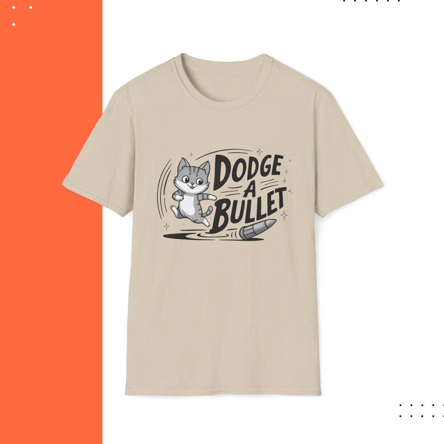Dodge A Bullet Idiom Cotton T-Shirt