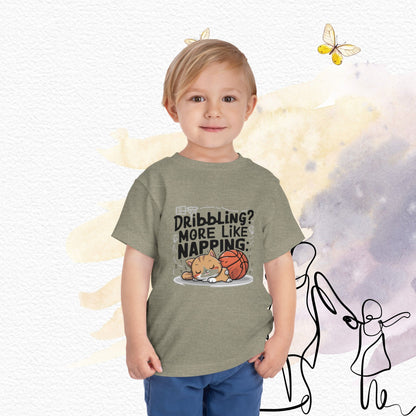 Dribbling More Like Napping Toddler Cotton T-Shirt