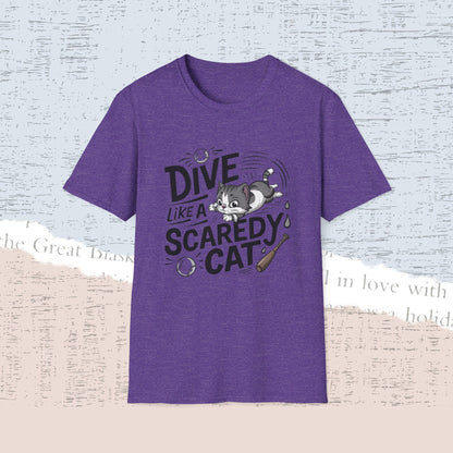 Dive Like Scaredy Cotton Men Tee