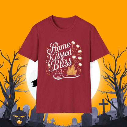 Flame Kiss Bliss Cotton Men Tshirt