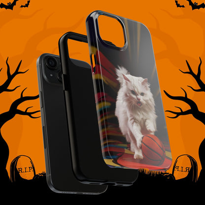 Alley-Oop Meow Wireless Charging Support Tough Case.