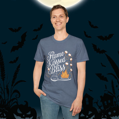 Flame Kiss Bliss Cotton Men Tshirt