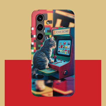 Meowstalgia Wireless Charging Support Tough Case.