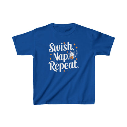Swish Nap Repeat Kids Cotton T-Shirt