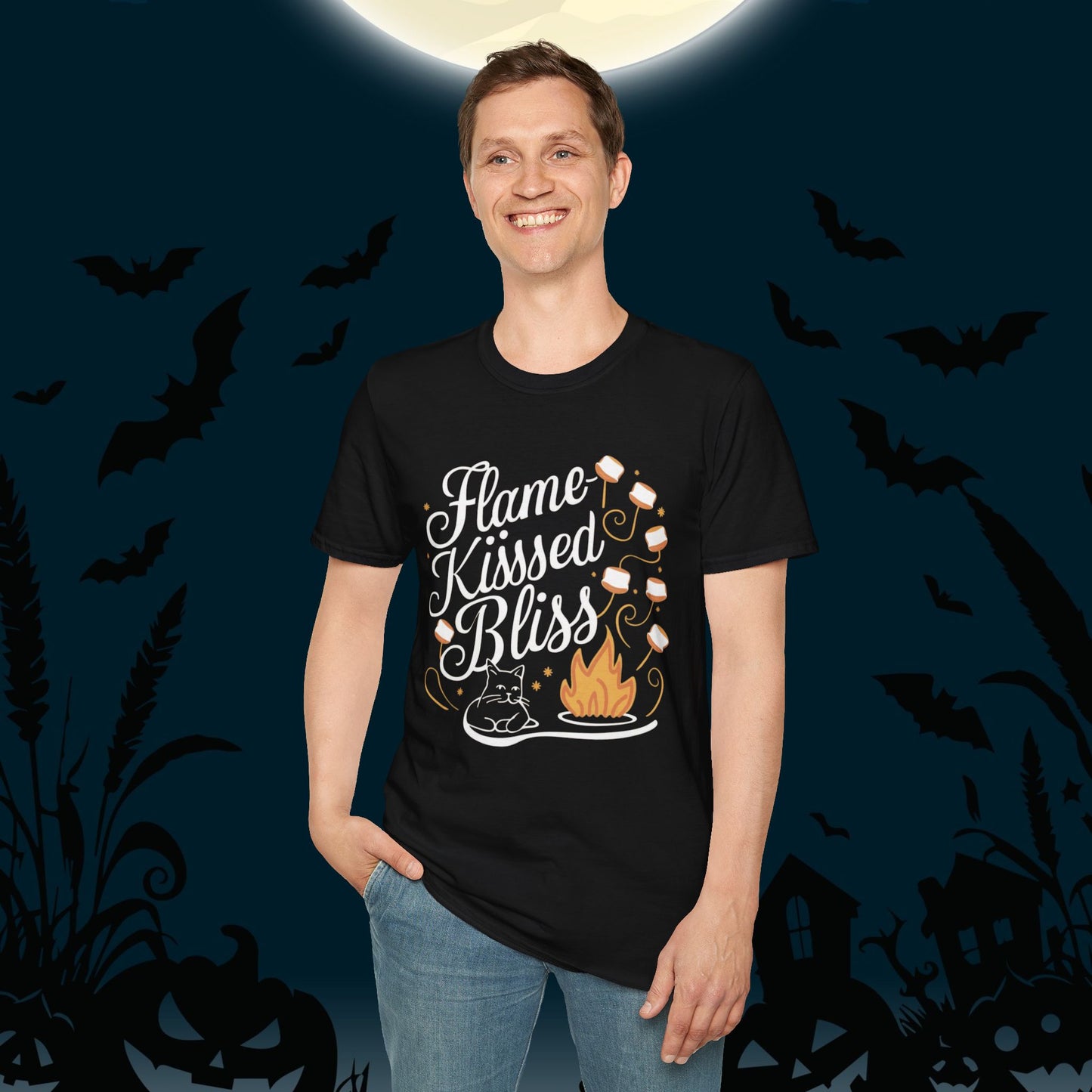 Flame Kiss Bliss Cotton Tee