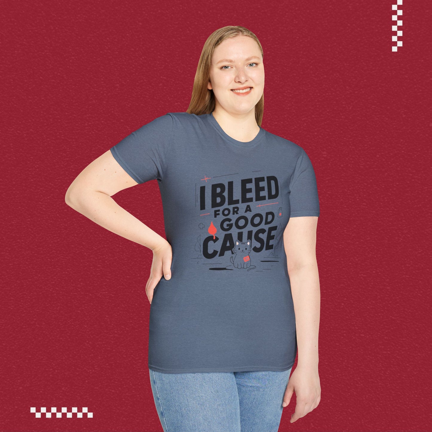 I Bleed For Good Cause Cotton T-Shirt