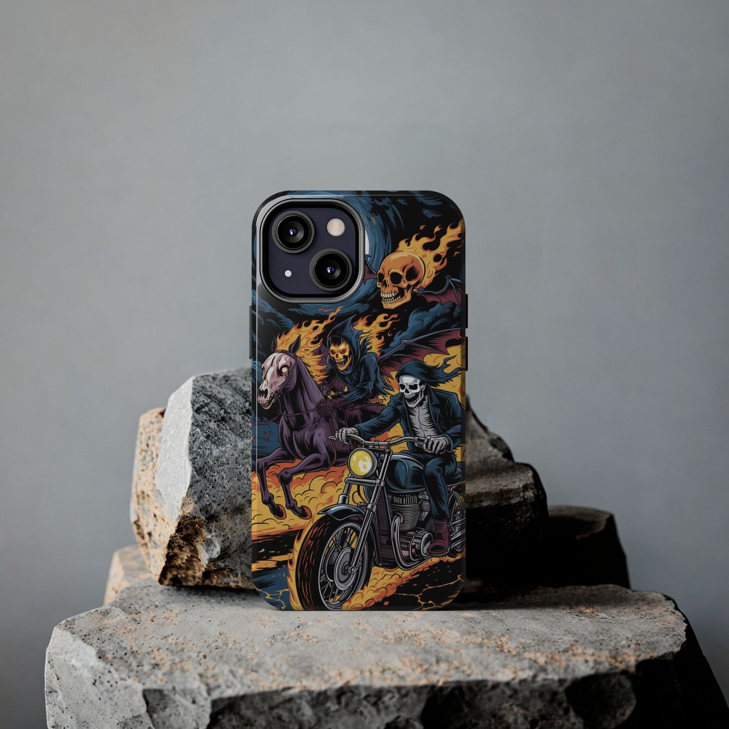Ghost Riders Wireless Charging Support Tough Case