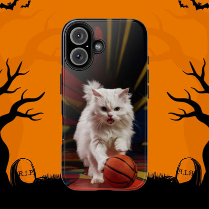Alley-Oop Meow Wireless Charging Support Tough Case.