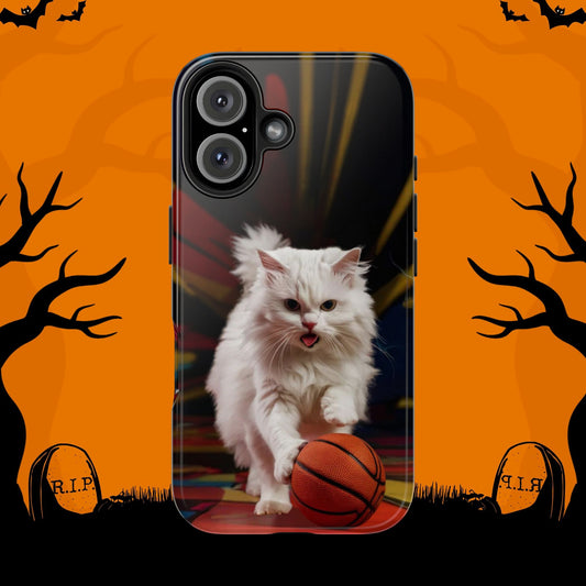 Alley-Oop Meow Wireless Charging Support Tough Case.