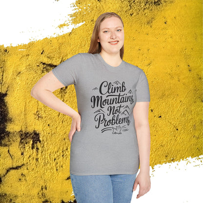 Climb Mountain Cotton T-Shirt