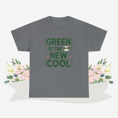 Green Is The New Cool Cotton Tshirt