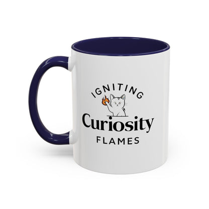 Billien Purrfect Teacher Printify 11 oz 11oz accent mug Coffee Mugs Holiday Picks Home & Living Kitchen Mugs Spring Essentials two tone White base