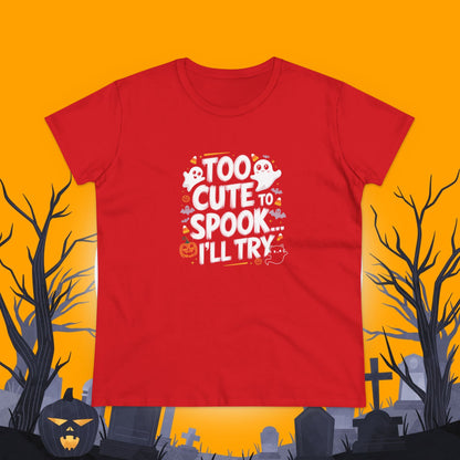 Spooky Delights Women Cotton Tshirt
