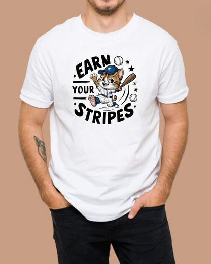 Earn Your Stripe Cotton Tshirt