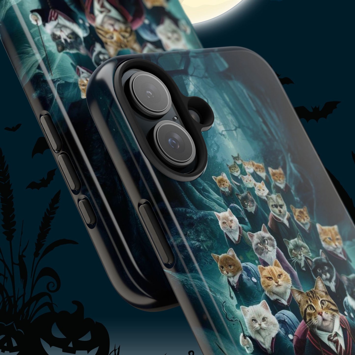 Nine Lives Guard Wireless Charging Support Tough Case