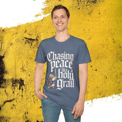 Chasing Peace Like Holy Grail Cotton Tee