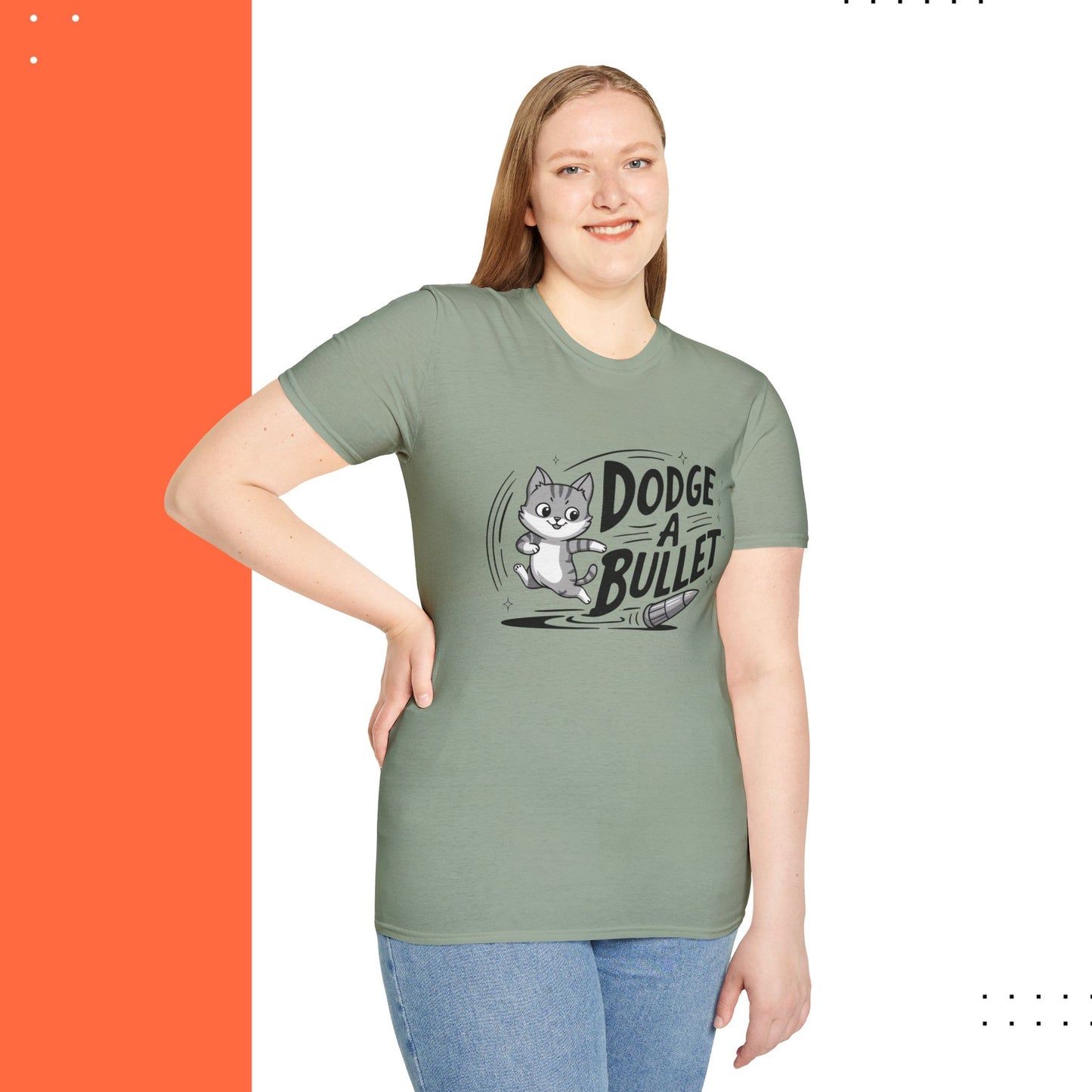 Dodge A Bullet Idiom Cotton T-Shirt