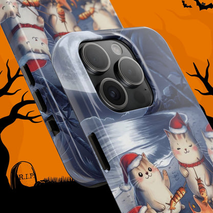 Meowmas Magic Wireless Charging Support Tough Case