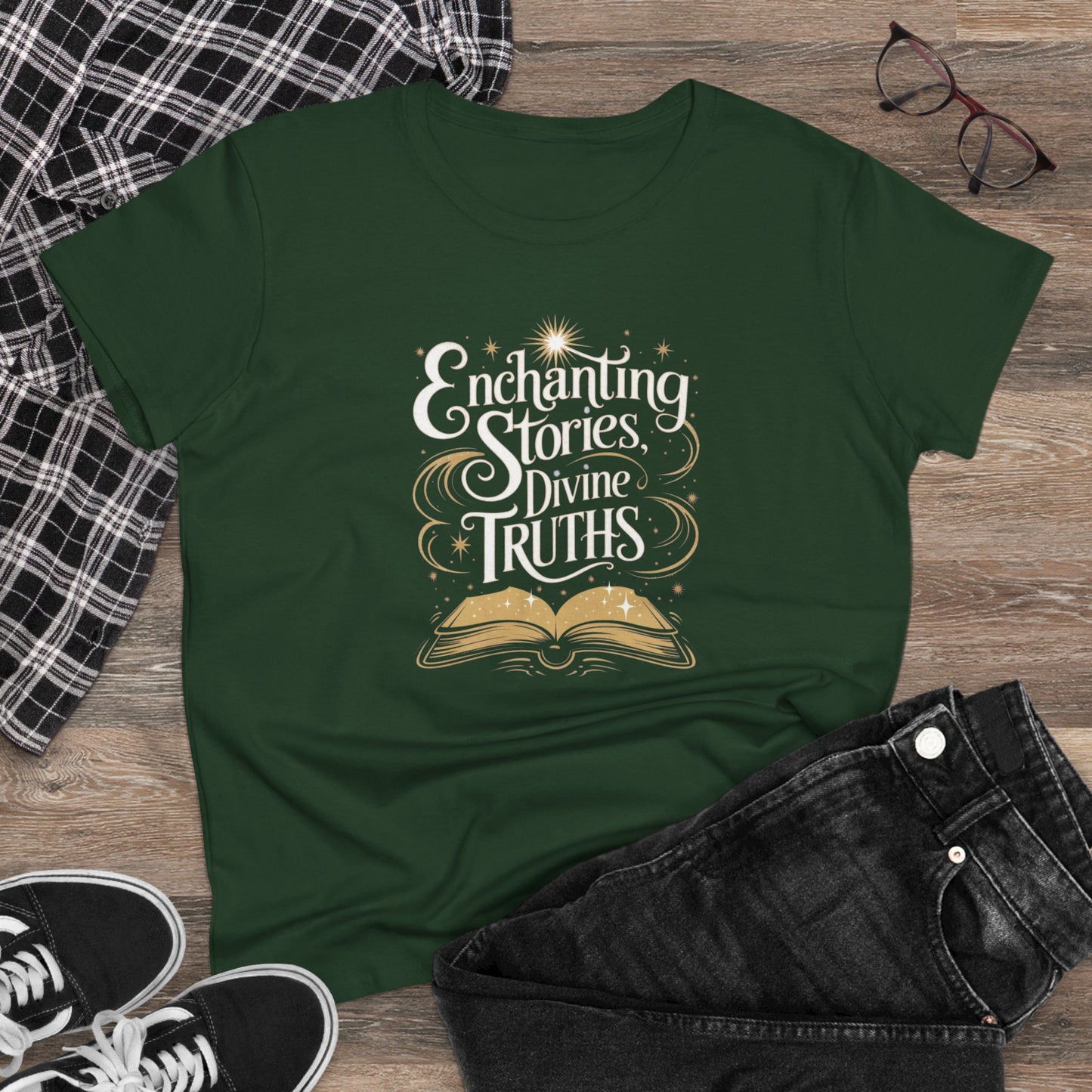 Spiritual Saga Women Cotton Tshirt
