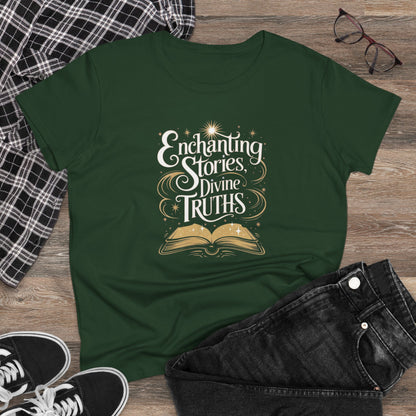 Spiritual Saga Women Cotton Tshirt