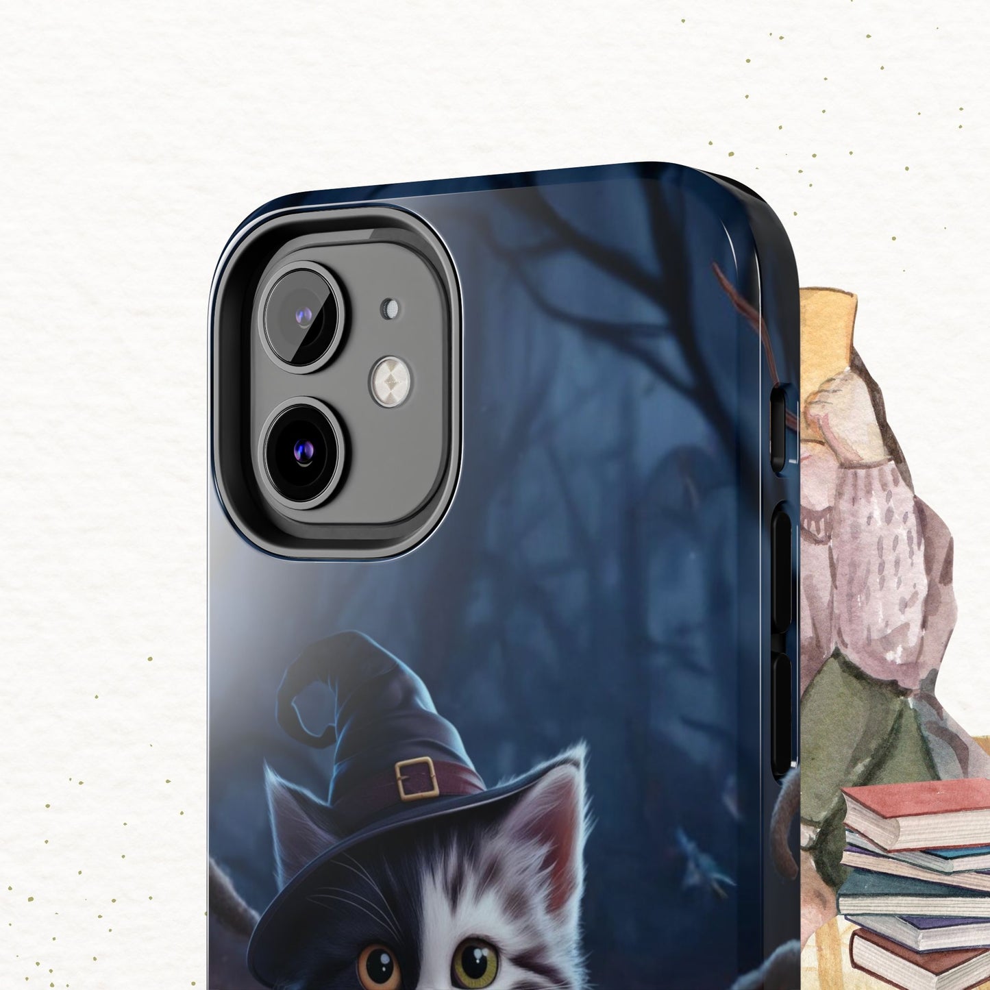 Chrono Catnap Wireless Charging Support Tough Case