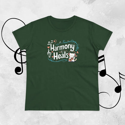 Harmony Heal Women Cotton Tshirt
