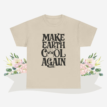 Make Earth Cool Again Cotton Tshirt
